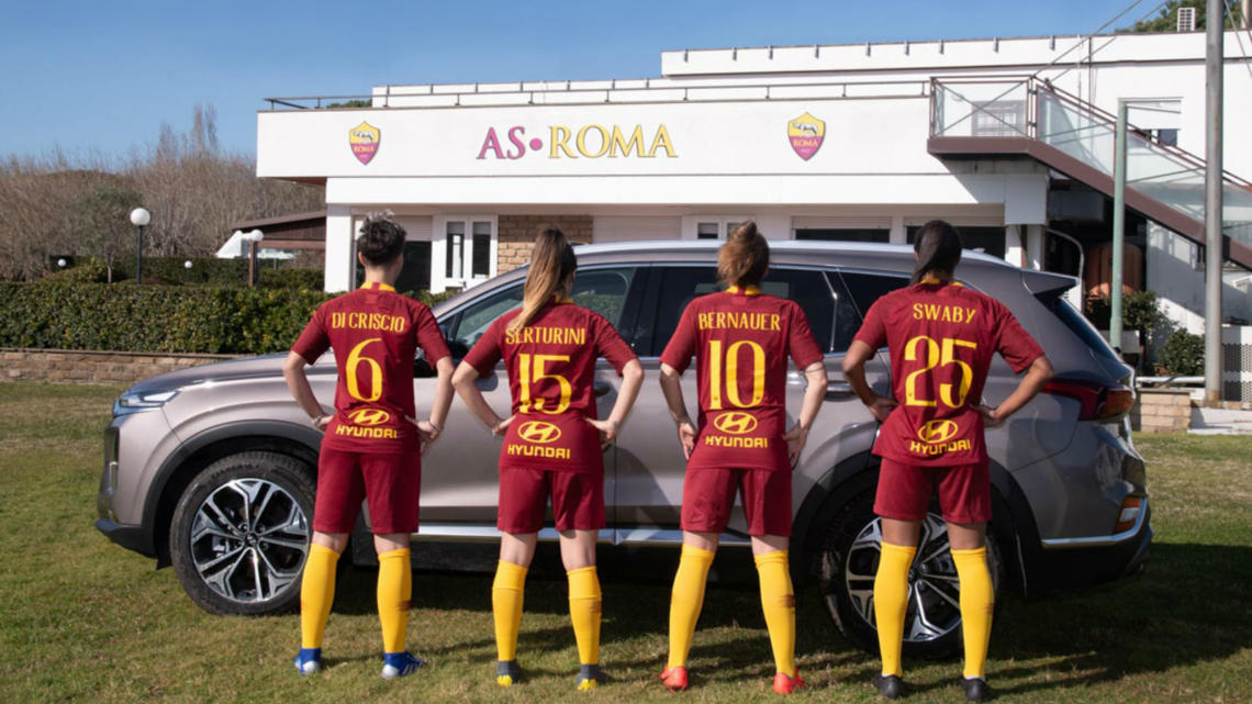 Ženský fotbalový klub AS Roma Women má nového oficiálního partnera