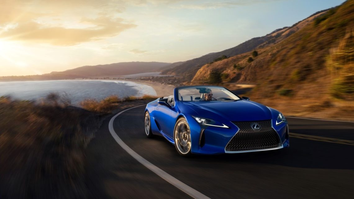 Jak Lexus LC Convertible krotí vítr po stažení střechy