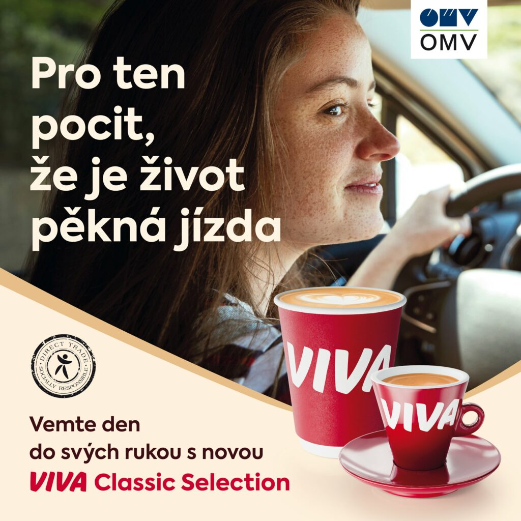 OMV Česká republika zařadila do nabídky novou kávu VIVA Classic Selection